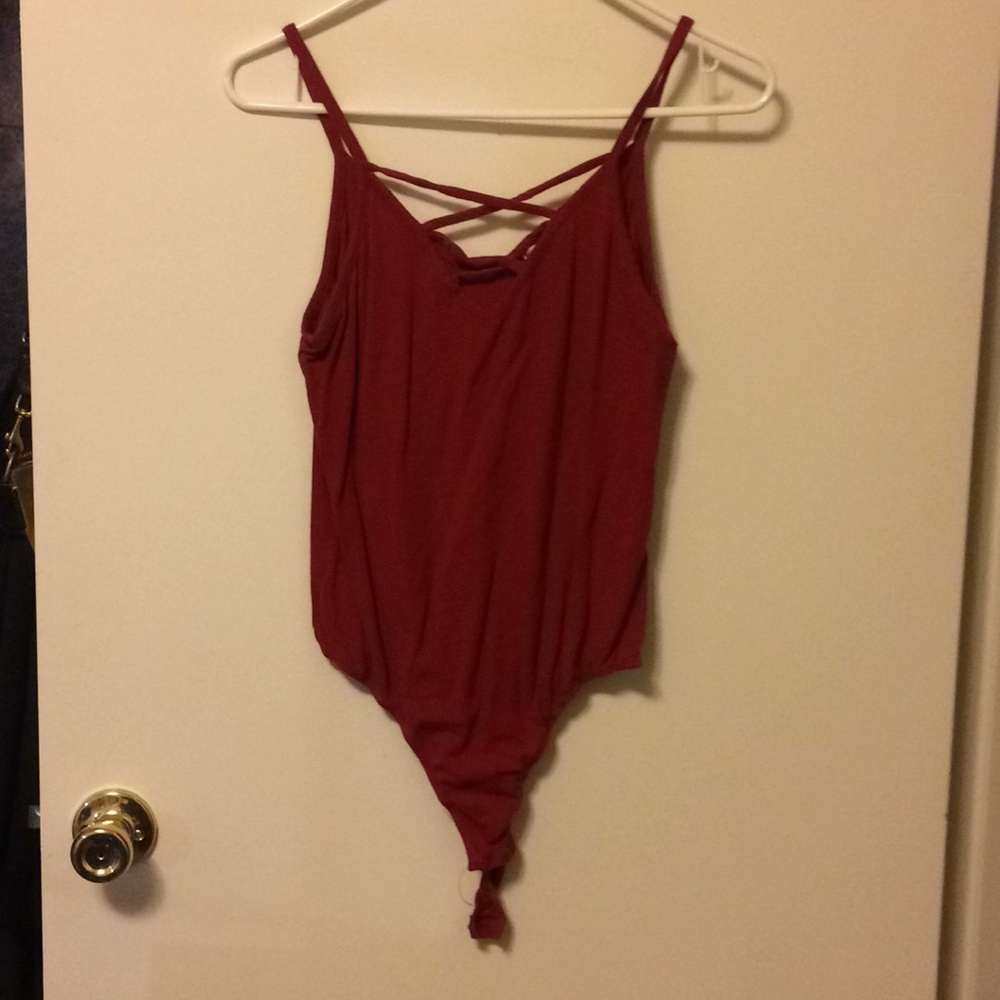 Sexy Red Bodysuit
